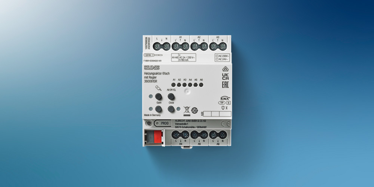 KNX Heizungsaktor 6-fach bei Binner - Elektrotechnik GmbH in Aufseß